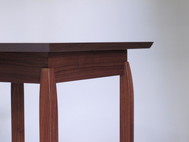 A contemporary side table for the living room- a large end table for between two chairs